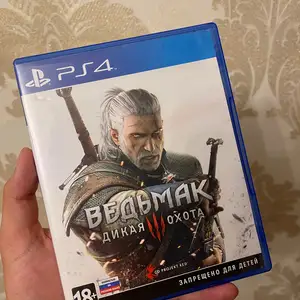 Игра Ведьмак Дикая Охота для ps4 и ps5, Душанбе