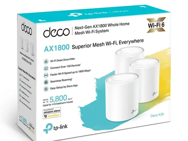 Роутер TP-Link Deco X20 AX1800 Home Mesh Wi-Fi 6 System, Хуҷанд