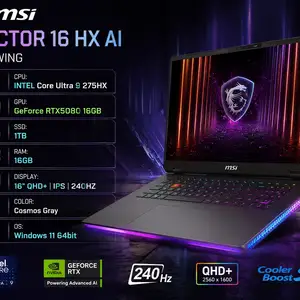 Ноутбук MSI Vector Ultra 9 RTX 5080, Душанбе
