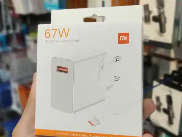Быстрая зарядка Xiaomi 67 W + type - C кабель, Душанбе