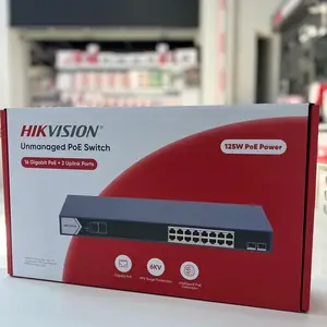 DS-3E0518P-E/M 16-портовый гигабитный неуправляемый PoE-коммутатор, Душанбе