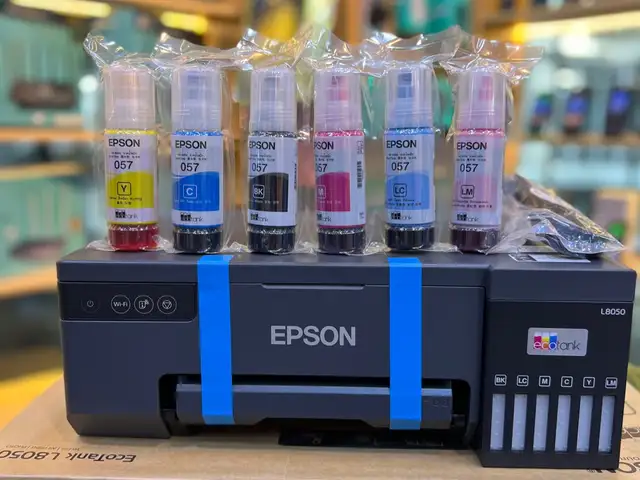 Цветной принтер A4 Epson EcoTank L8050, Душанбе - 5