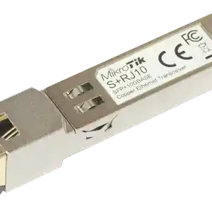 Оптический RJ-45 SFP модуль MikroTik S+RJ10, Душанбе