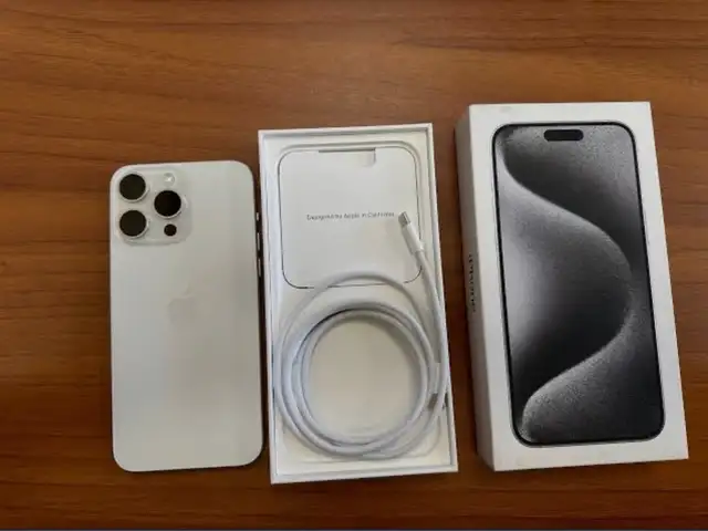 Apple iPhone 15 Pro Max, 256 gb, White Titanium, Душанбе