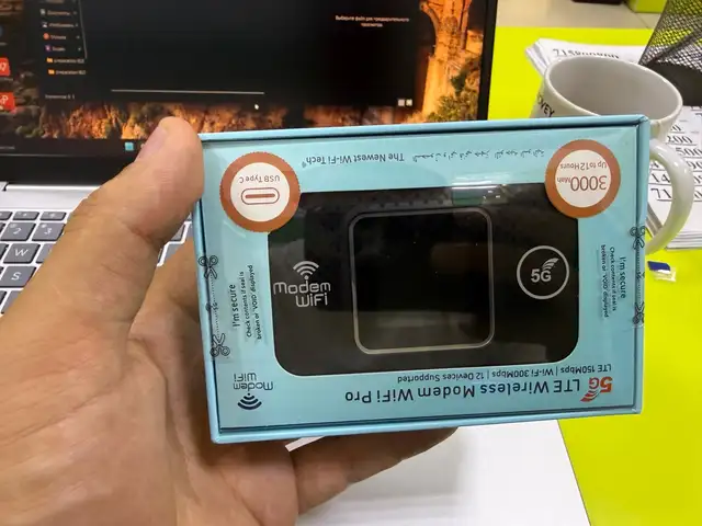Карманный Wi-Fi роутер 5G LTE Wireless Modem WiFi Pro, Душанбе - 3