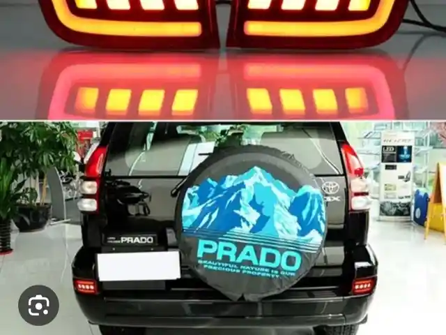 Задний катафот на Toyota Land Cruiser Prado 120, Душанбе