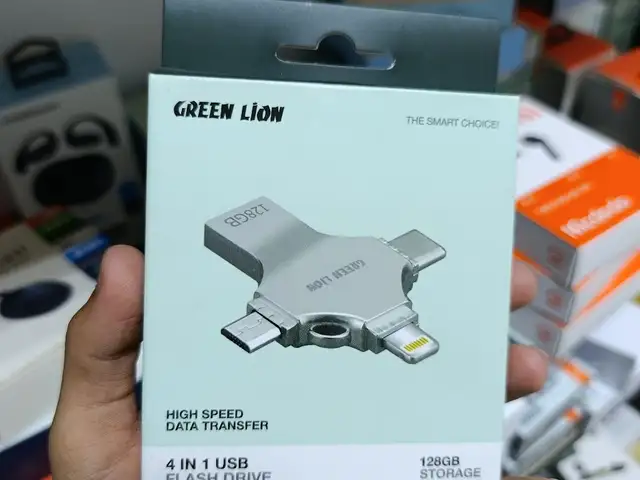 Флеш накопителя Green Lion 4 in 1 USB Flash Drive 128GB, Душанбе