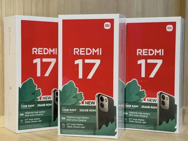 Xiaomi Redmi 17 8+4/256Gb 7500мач, Душанбе