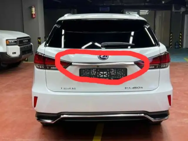 Хром багажа lexus rx 2016-2022, Душанбе