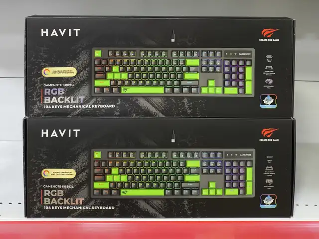 Игровая механическая клавиатура с RGB подсветкой Havit Gamenote KB893L, Душанбе
