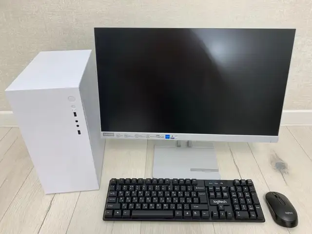 Офисный ПК Core i3-12100 и Монитор Lenovo 24 100Hz, Душанбе