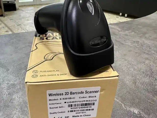 Беспроводной сканер штрих кодов GTCode X-9201B+C, Худжанд