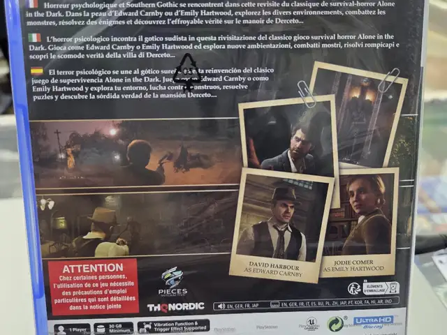 Диск Alone In The Dark для Playstation 5 PPSA 08135, Душанбе