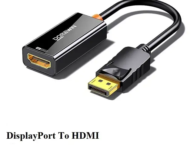 Переходник Dorewin Display Port To HDMI 4K 60Hz, Душанбе