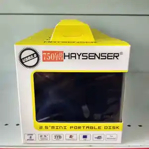 Внешний жёсткий диск USB 2.0 Haysenser 750GB, Душанбе