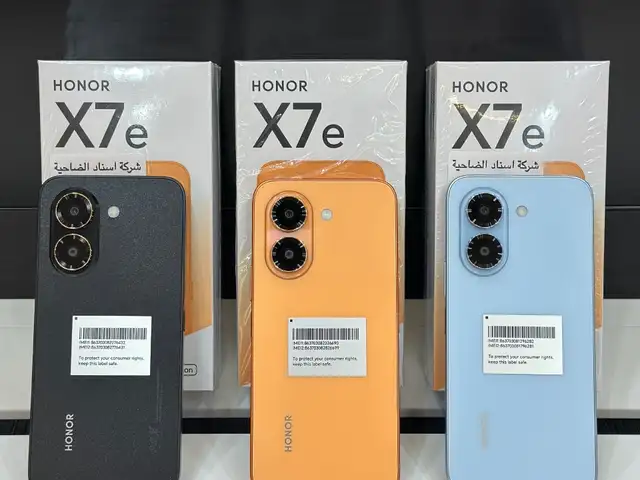 Honor X7e 12/128GB 7000мАч Black, Душанбе