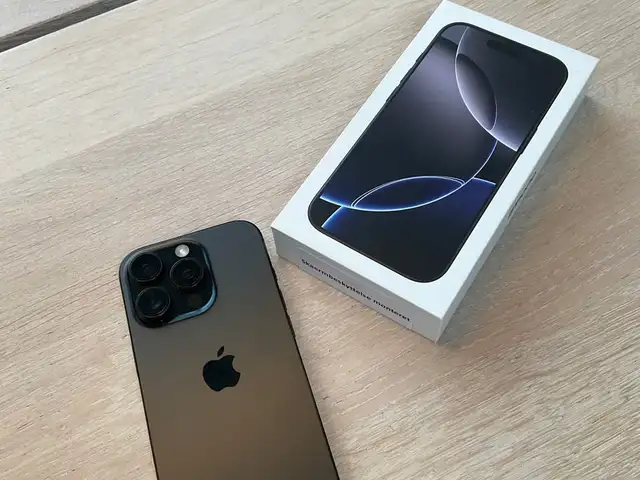 Apple iPhone 16 Pro, 256 gb, Black Titanium, Душанбе