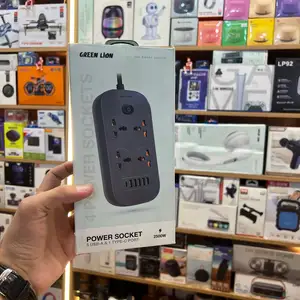 Green Lion Power Socket 4 Power Sockets 5 USB-A + 1 Type-C, Душанбе