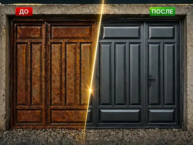 Покраска ворот реставрация и защита от коррозии, Худжанд
