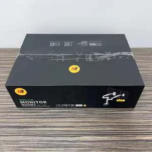 Кронштейн для двух мониторов на струбцине с газлифтом North Bayou H180 белый, Душанбе