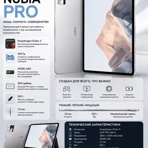 Планшет Nubia Pro, Душанбе