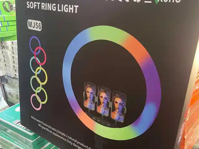 RGB Кольцевая Лампа MJ56+ штатив 2 м, Душанбе