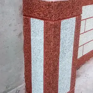 Крошка терразит для цоколя и фасадов, Худжанд