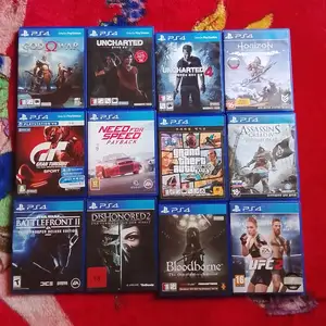 Диски с играми для игровой приставки PS4, PS5, Душанбе