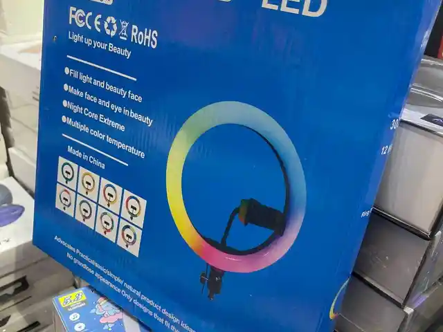 Кольцевая светодиодная лампа RGB LED LJJ30, Душанбе