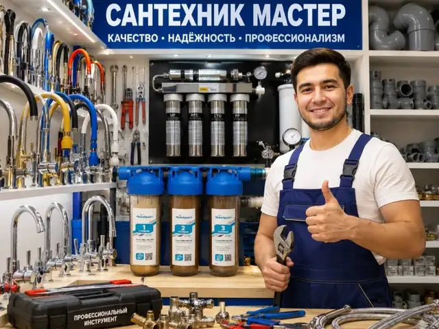 Установка фильтров гейзер для очистки воды, Душанбе