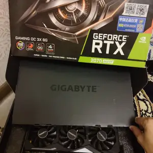 Видеокарта Gigabyte RTX 2070 SUPER OC 3X 8GB 256bit, Душанбе