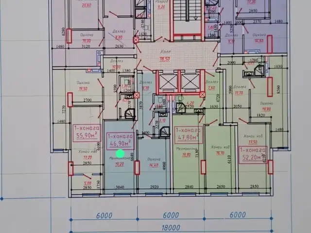 2-комн. квартира, 4 этаж, 47 м², шабчарог, Бохтар (Курғон-Теппа)