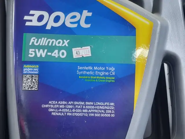 Масло Opet 5/40 5L, Душанбе