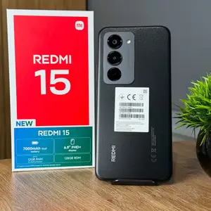 Xiaomi Redmi 15 6+3/128Gb black, Душанбе