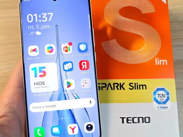 Tecno Spark Slim 8+4/256gb, Душанбе - 8