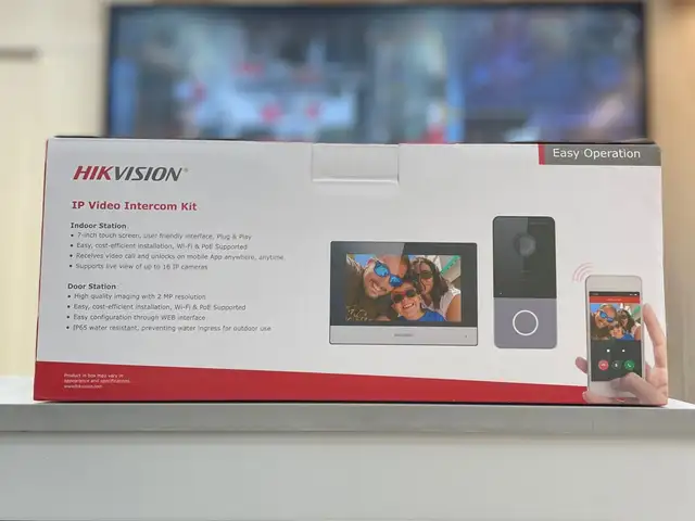 IP Видеодомофон комплект Hikvision DS-KIS603P, Хуҷанд