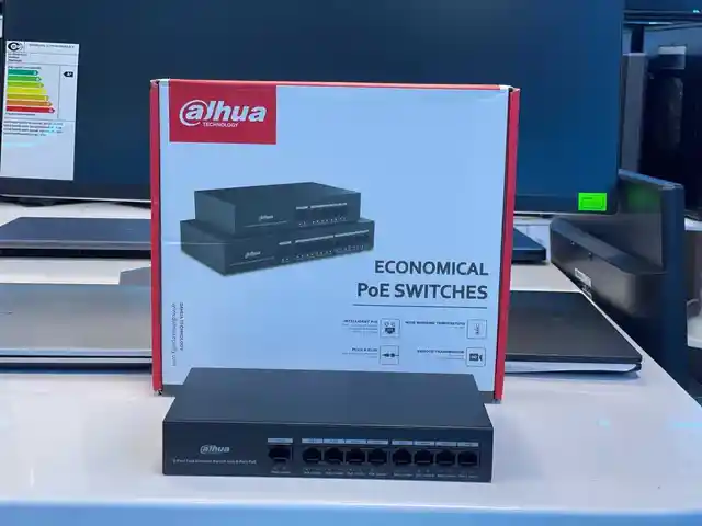 Коммутатор неуправляемый Switch PoE Dahua DH-PFS3009-8ET-65, Худжанд