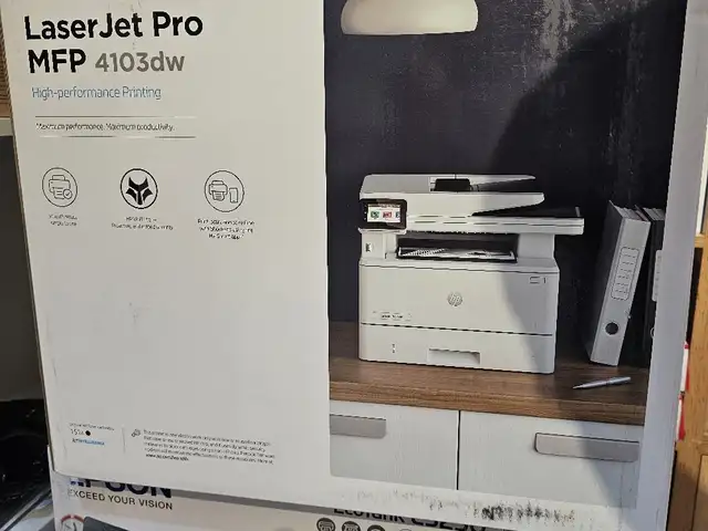 Принтер HP LaserJet Pro MFP 4103dw, Душанбе - 3