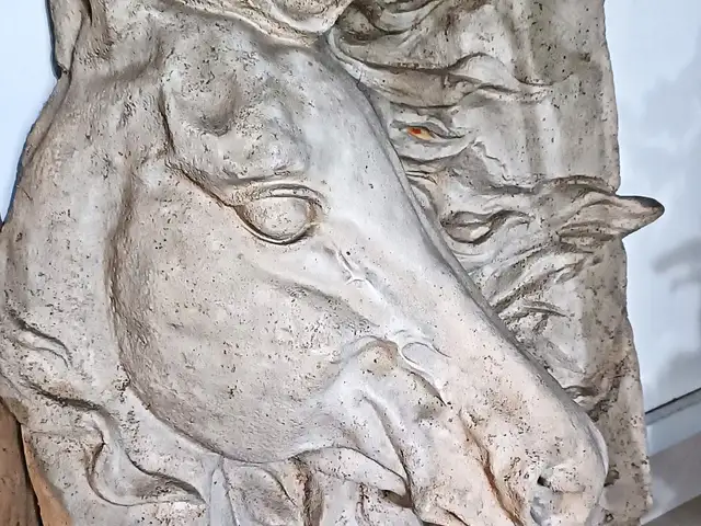 Барельеф головы лошади, Душанбе