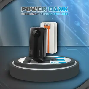 Внешный аккумулятор Повербанк 30000Mah Powerbank Sunpin SPD-508, Душанбе