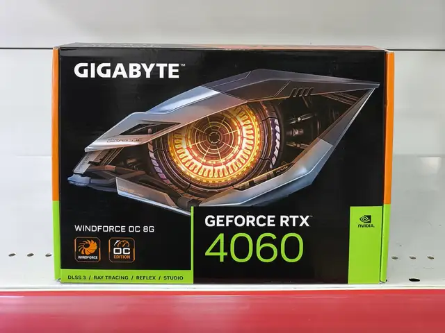 Видеокарта Gigabyte RTX 4060 GDDR6 8GB 128Bit, Душанбе