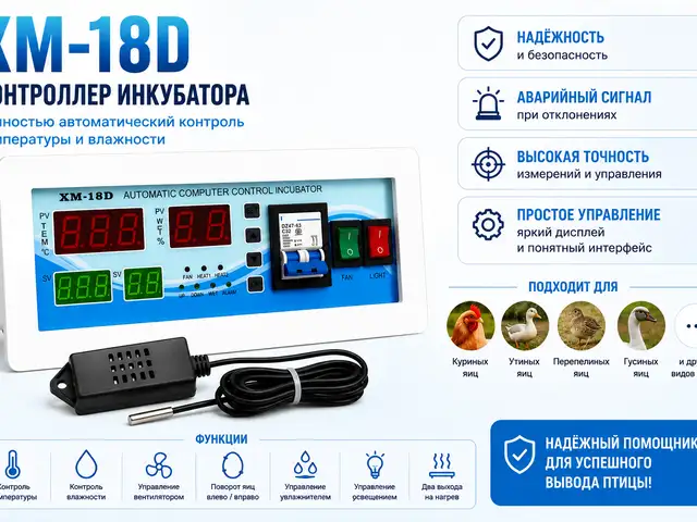 XM-18D Регулятори инкубатор, Душанбе