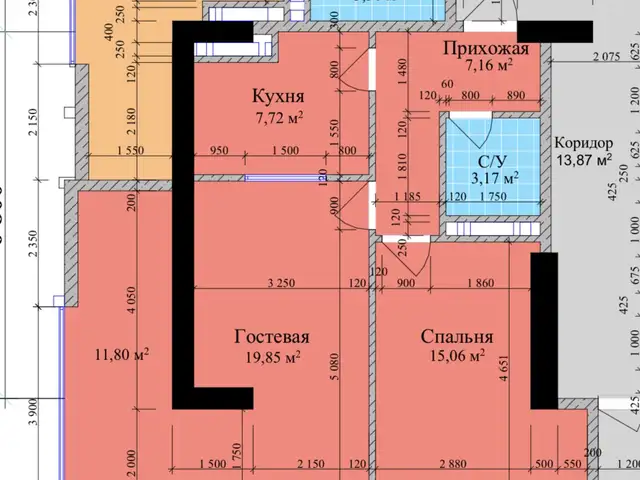 2-комн. квартира, 4 этаж, 65 м², Фирдавси, 298 мкр, Душанбе
