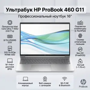 Ноутбук HP ProBook 460 G11, Душанбе
