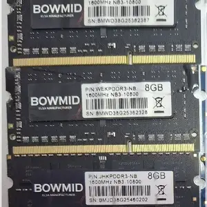 Оперативная память для ноутбука DDR3 8GB, Душанбе