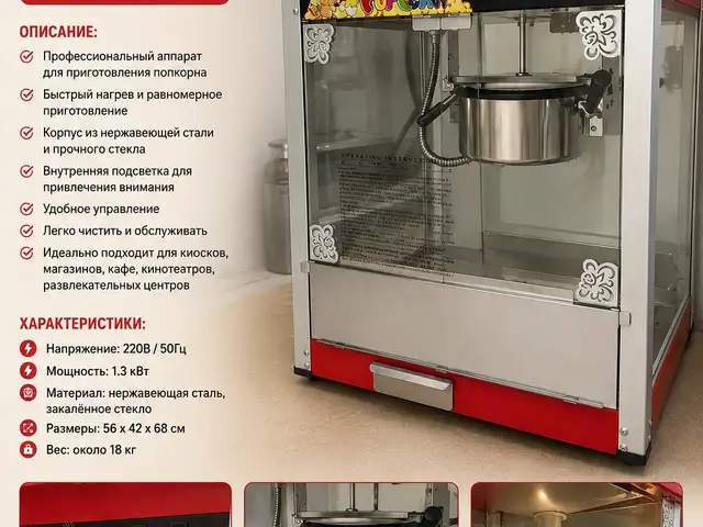 Аппарат попкорна, Душанбе