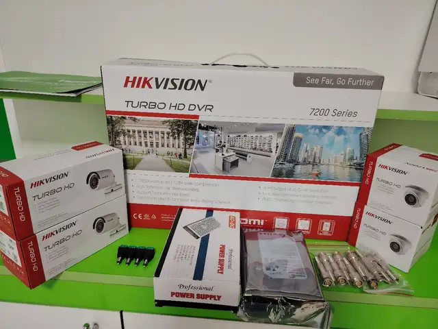Комплект камеры видеонаблюдения Hikvision, Душанбе