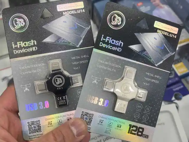 Флешка 4 в 1 iFlash 128Gb, Душанбе