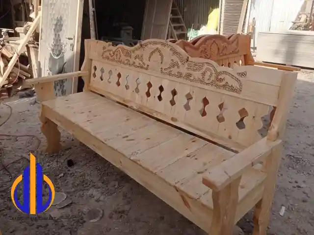 Скамейка деревянная, Душанбе