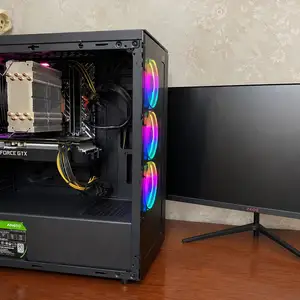 Игровой компьютер i5 12490f gtx 1660 ti ram 16gb ssd 256 hdd 1tb monitor 240hz, Душанбе